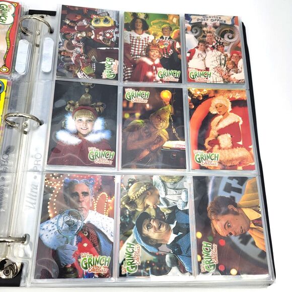 How the Grinch Stole Christmas First Edition 3 Ring Binder Album 98 Cards - Picture 5 of 16